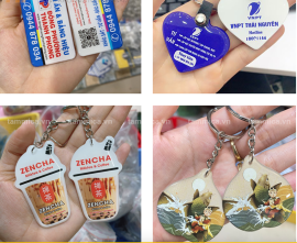 Làm móc khóa mica giá rẻ tại Bình Dương Thủ Đức Quận 9