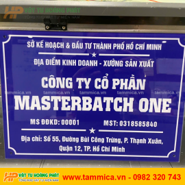 Hoàng Phát in bảng số nhà mica giá rẻ tại Dĩ An