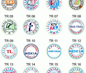 In tem bảo hành, decan vỡ