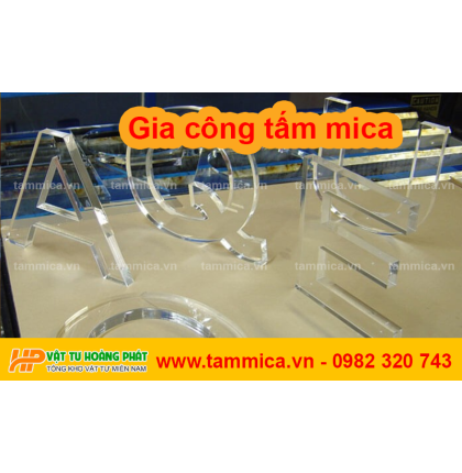 Nhận cắt gia công tấm mica theo yêu cầu tại Thuận An