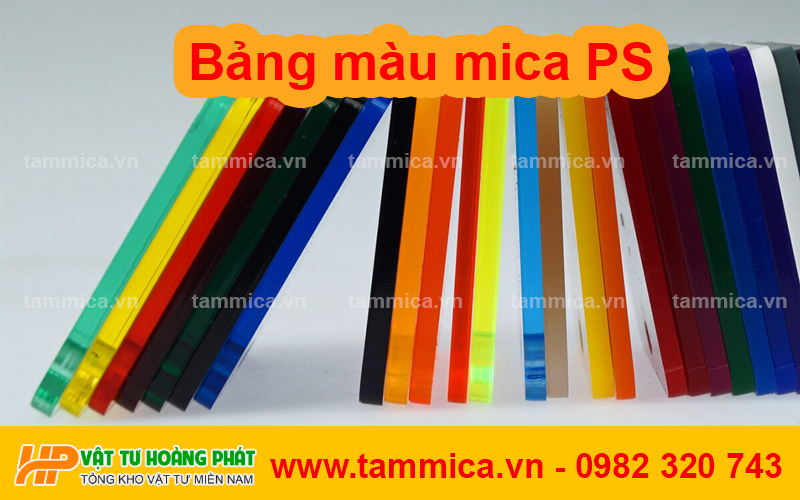 Bảng màu mica PS