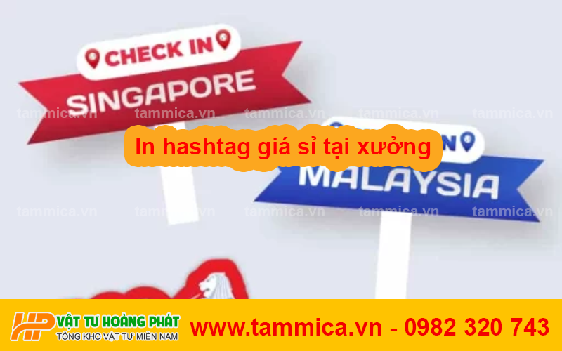In hashtag giá sỉ tại xưởng