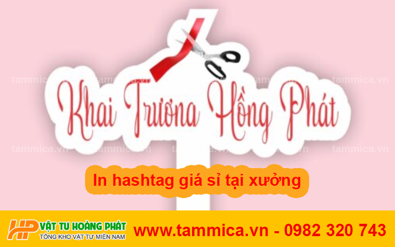 In hashtag giá sỉ tại xưởng