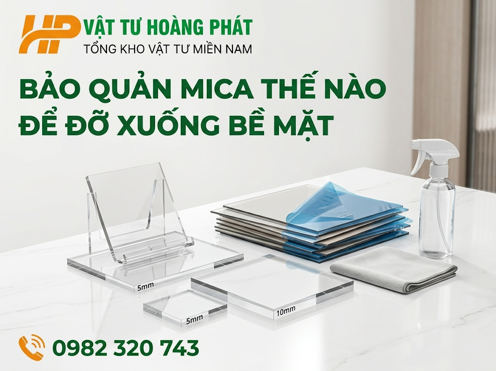 Bảo quản mica thế nào để đỡ xuống bề mặt