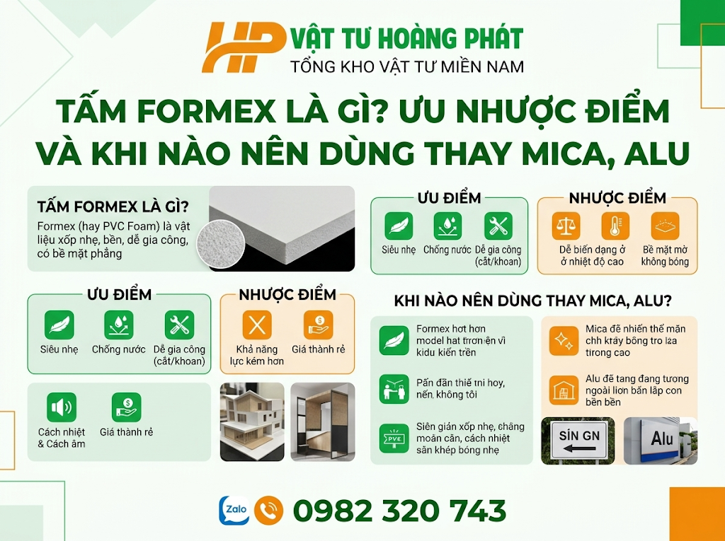 Tấm formex là gì?