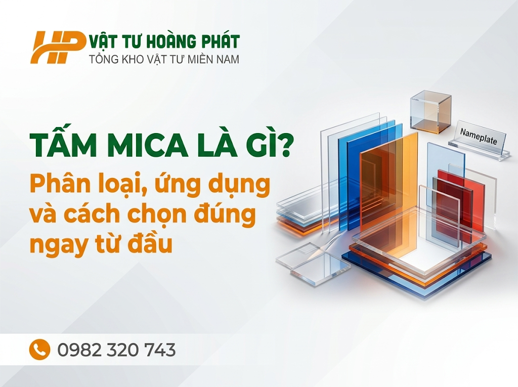 Tấm mica là gì? Phân loại, ứng dụng và cách chọn đúng ngay từ đầu